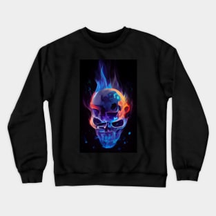 Blue Fire Crewneck Sweatshirt